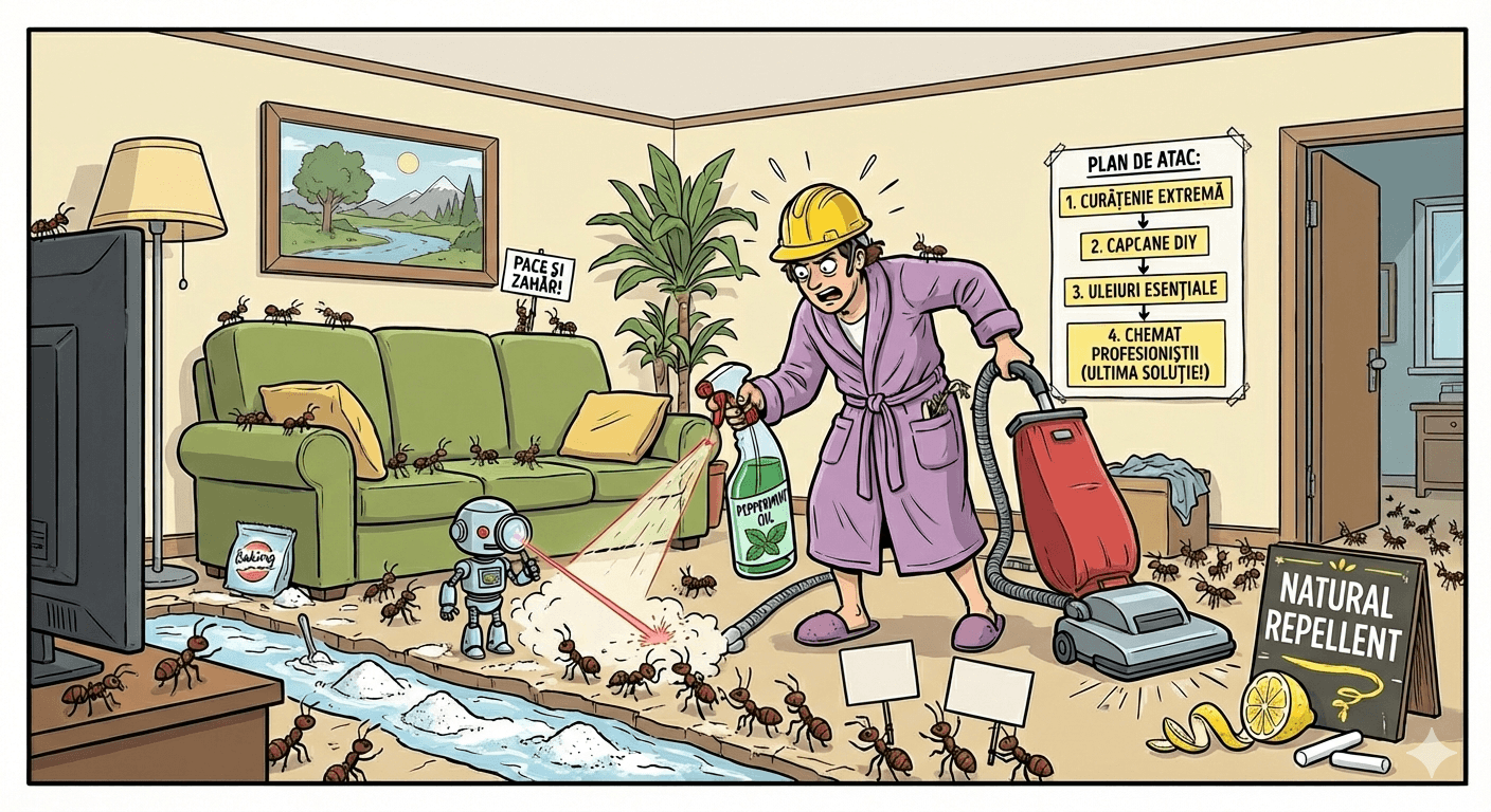 Furnici în apartament