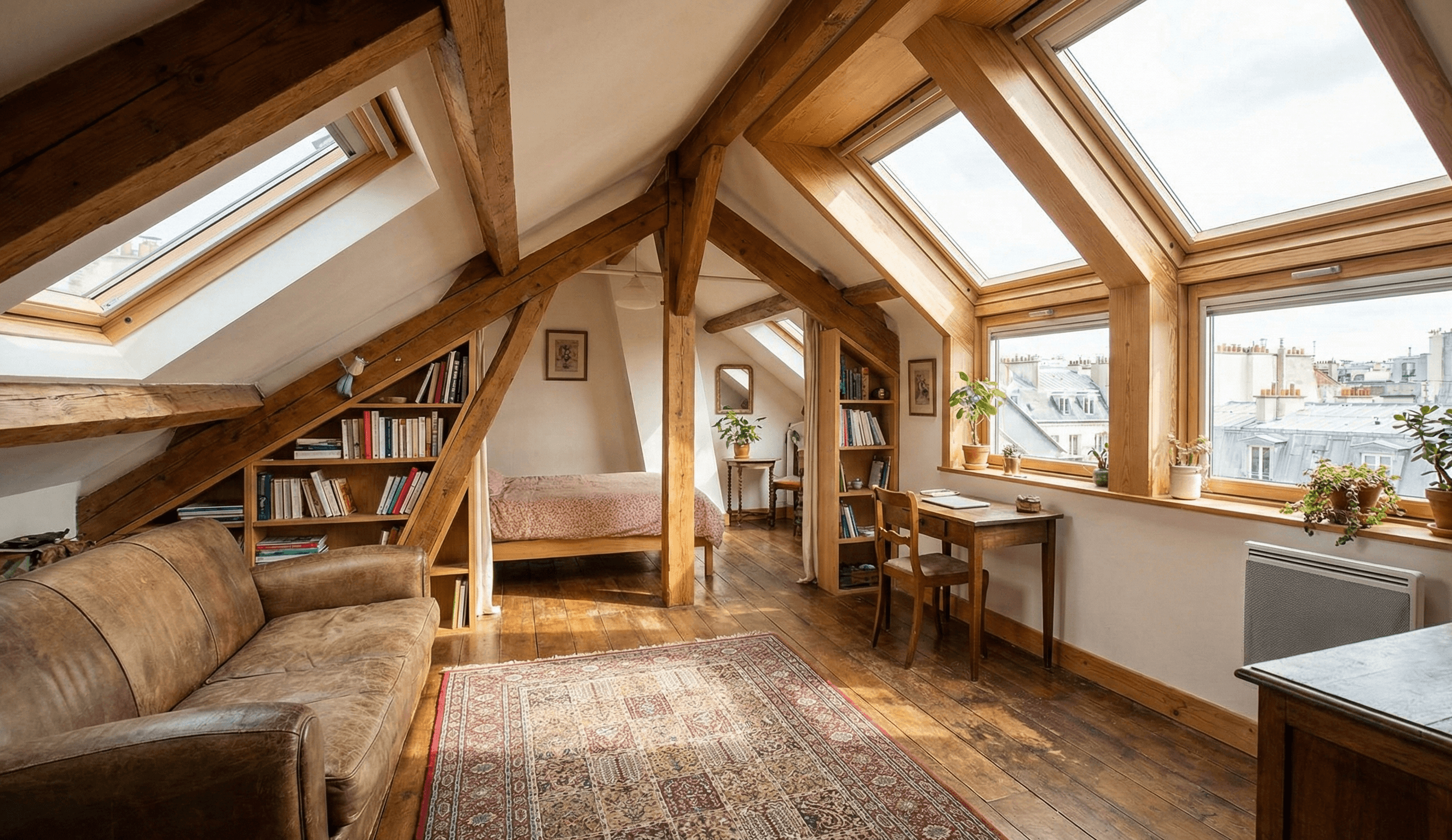 Apartament la mansardă