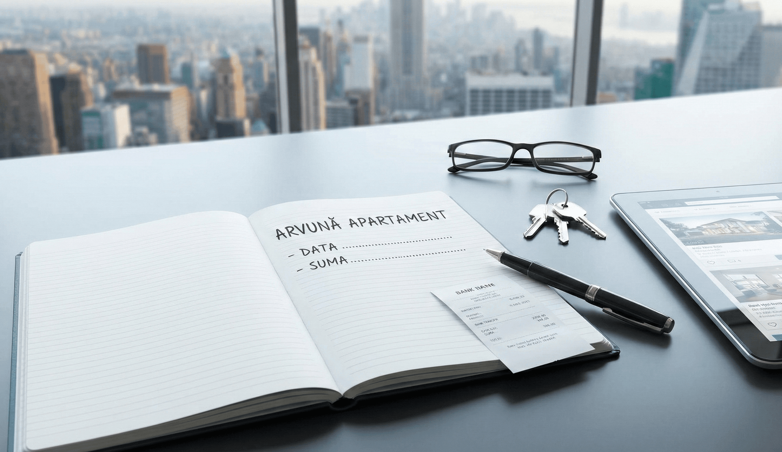 Arvuna pentru apartament