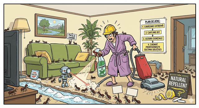 Furnici în apartament